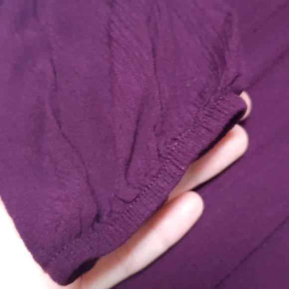 Artesia 3/4 sleeve Wine Goblet Boho Dress size large - Picture 5 of 9